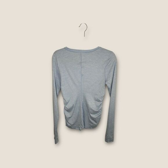 Free People x Hatch Right on Run Layer Top Blue Bell Size Small NWT - Picture 3 of 8